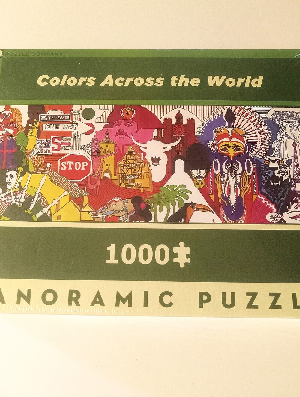 New NY Puzzle Company Colors Across the World American Airlines 1000pc Panoramic
